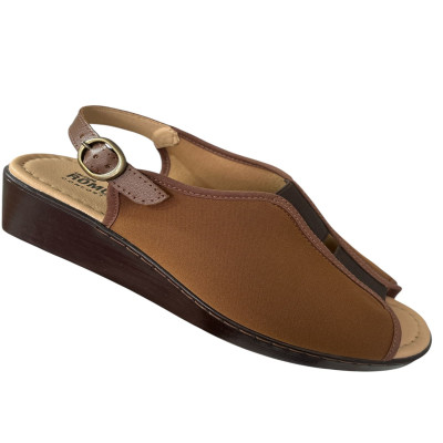 Romulo Sandalia El&aacute;stica Caf&eacute; Mujer Talla 37 Ref 3119 